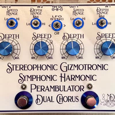 Dual/Stereo Chorus (Small Clone clones) 2023 - White - 1590X image 1