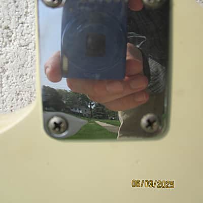 Fender Mustang Guitar, 1964, White, Kluson Tuners, Stackpole Pots, Case image 13
