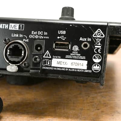 Allen & Heath ME-1 Personal Monitor Mixer CG013CT image 9