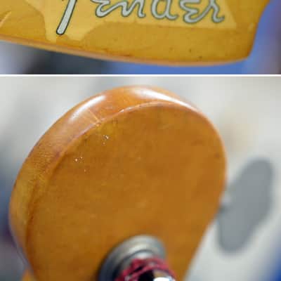 Fender Precision Bass Left Handed 1966 Aged Olympic White image 15