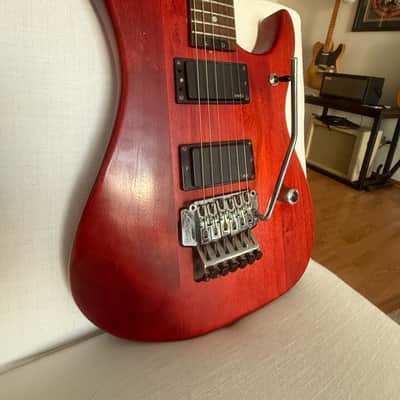 Washburn Mercury II Series Deep Blue 1990's Floyd Rose Guitar | Reverb