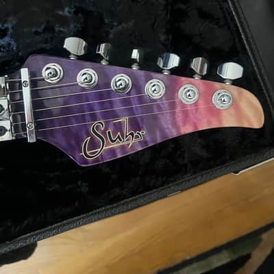 Suhr NAMM Piece Modern Carve Top Stunning Purple Gradient image 18