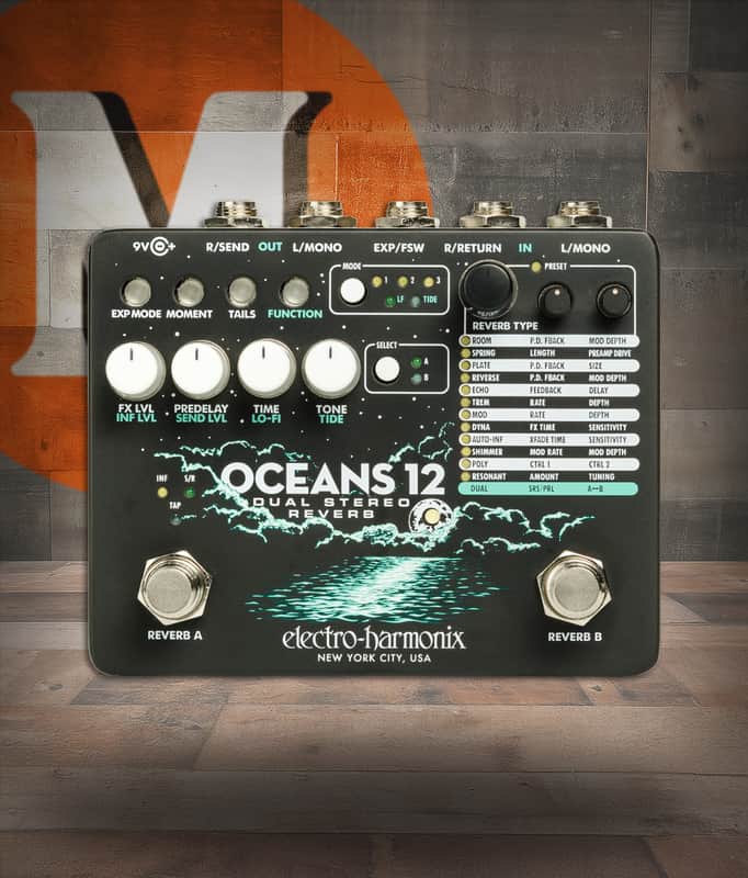Electro-Harmonix Oceans 12 Dual Stereo Reverb (OCEANS12) image 1