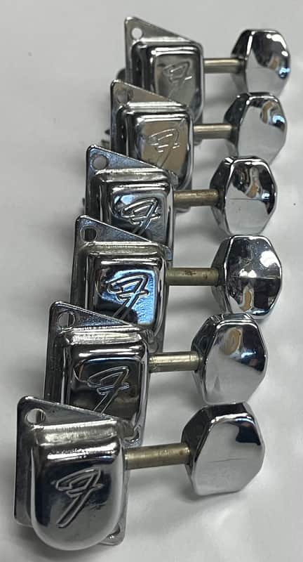 Fender- F-Tuners, 6-in-line, chrome, 1960's image 1
