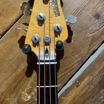 1988 Music Man Sabre Bass HH, Black image 8