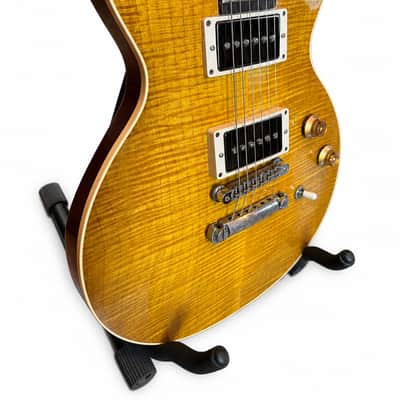 1998 Gibson Custom Shop Les Paul DC Pro Snakehead - Butterscotch image 4