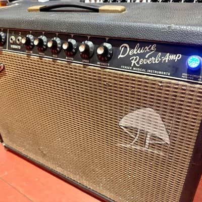 1965 Fender Deluxe Reverb Blackface image 2