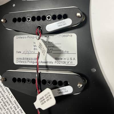 DiMarzio RICHIE KOTZEN STRAT® REPLACEMENT PICKGUARD 2026 - Black image 5