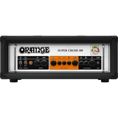 Orange Amplification Super Crush 100 2-Channel 100W Class A-B Power Guitar Amp Head, Black image 1