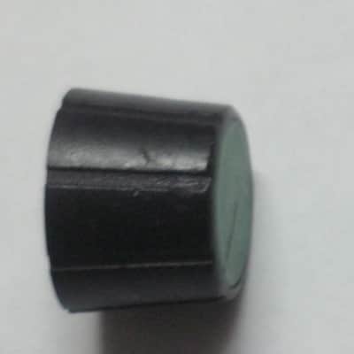 ONE lightly used genuine DOD Green & Black knob for 545-A Wah Filter or 565 Stereo Chorus (Performer Series) NO pedal - NO other items, 1980s, hard plastic, Green TOP, Black SIDES, Black Top EDGE, Black Position LINE image 8