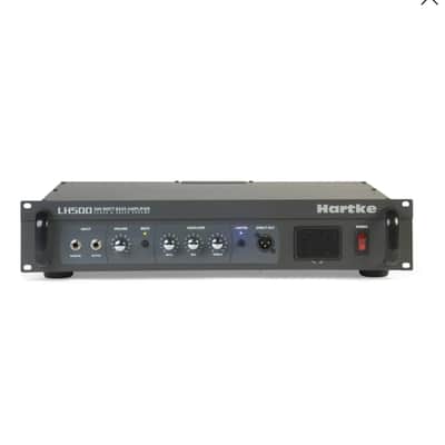 Hartke LH500 Bass Amplifier Tube (12AX7) Preamp, Bass and Treble Shelving with peak Mid-Range 500 watt Bass Head image 1