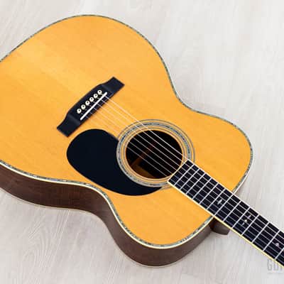 1998 Martin Custom 000-28 Brazilian Rosewood w/ Abalone Purfling, Pre-War Inlay & Case image 9