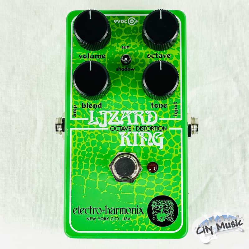 Used Electro-Harmonix EHX Lizard King Bass Octave Fuzz Guitar Effects Pedal ♫ image 1