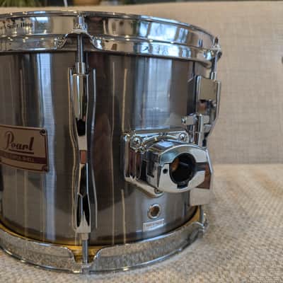 Pearl Maple Shell MX 10" x 8" Tom 1980s - Brushed Silver Metallic image 12