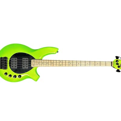 Ernie Ball Music Man Bongo 4 String HH, Mantis Green / Maple *IN STOCK* image 6