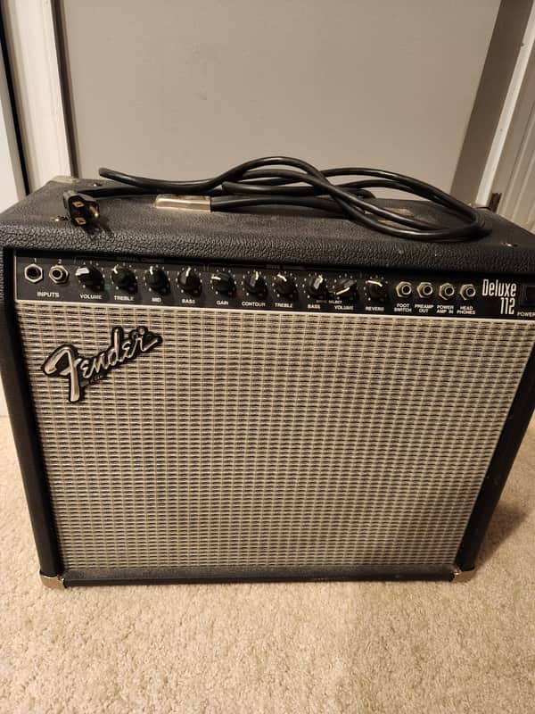 Fender Deluxe 112 2-Channel 65-Watt 1x12" Solid State Guitar Combo with Footswitch image 1