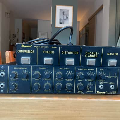 Ibanez UE400 Multi-Effects Rack with Foot Controller 1980 - 1984 - Black image 1