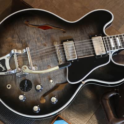 Unplayed! 2026 Gibson Custom Shop Gary Clark Jr. Signature Limited #13 ES-355 Semi-Hollow Electric Guitar Cobra Burst VOS + COA OHSC image 2