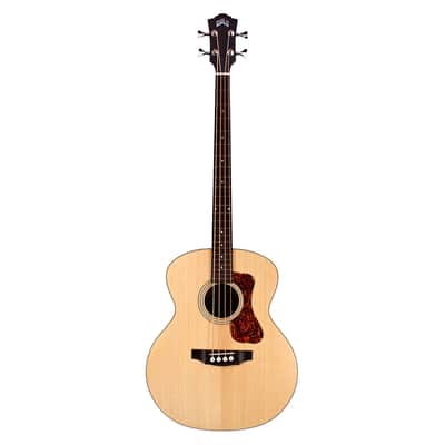 Guild B-240E Fretless Jumbo Acoustic/Electric Bass - Natural - B-Stock image 2