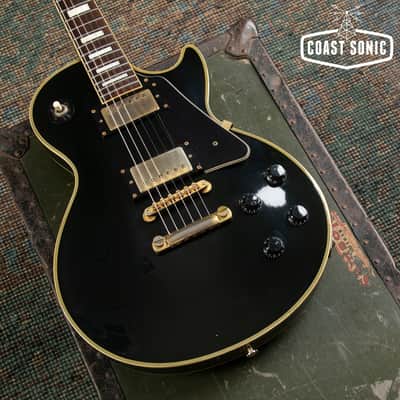 1989 Burny RLC-60 Les Paul Custom Black Beauty made in Japan image 6