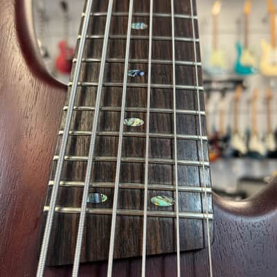Ibanez SR506 Soundgear Series 6 String Electric Bass Made in Korea - Brown Mahogany image 7