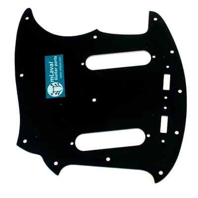 Replacment Pickguard For Mustang Classic Series style ,3ply Black image 6