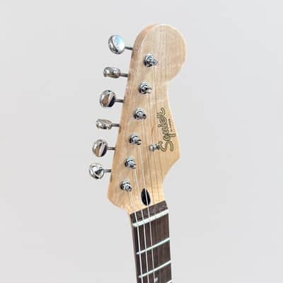Fender Squier Paranormal Custom Nashville Stratocaster Electric Guitar - Aztec Gold image 5