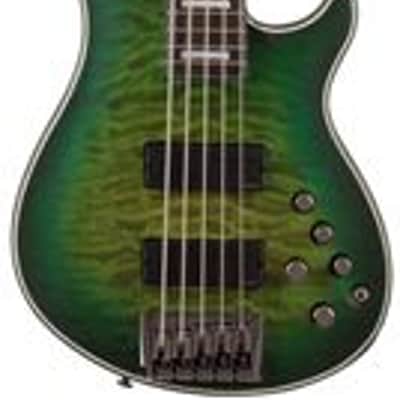 Schecter Daniel Firth Hellraiser Extreme 5 Bass Guitar Cthulu Burst image 1
