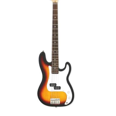Aria STB-PB-3TS STB Series Basswood Body Bolt-on Maple Neck 4-String Electric Bass Guitar image 2