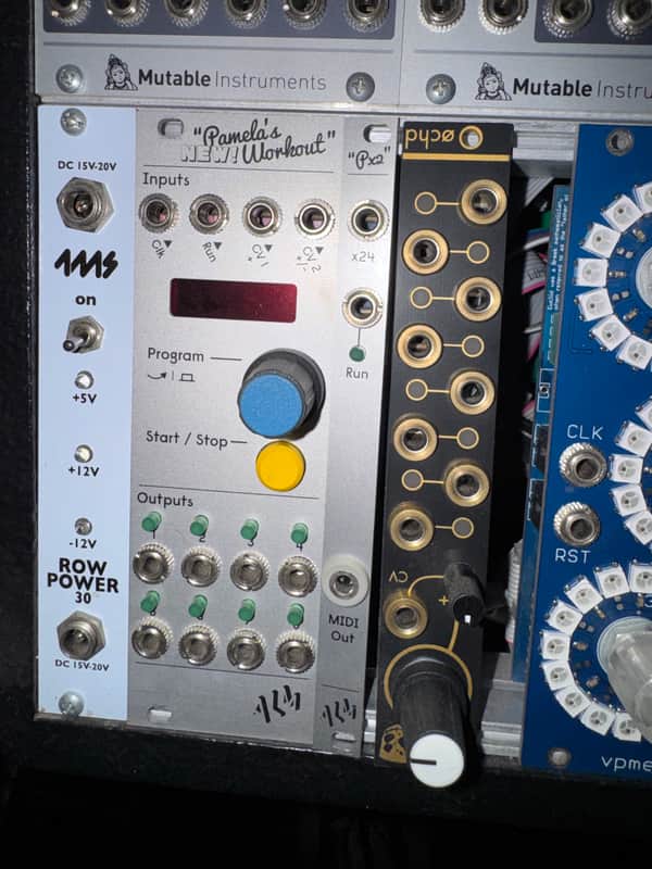 ALM/Busy Circuits ALM017-EX Pexp-2 Pamela's NEW Workout Expander Eurorack Synth Module 2017 - Present - Silver image 1