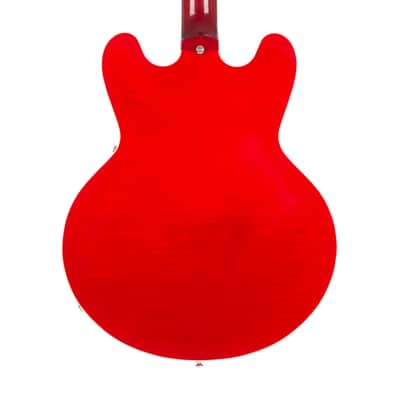 2021 Heritage Standard H-535 Semi-Hollow Electric Guitar with Case, Trans Cherry, AL1XXXX image 5