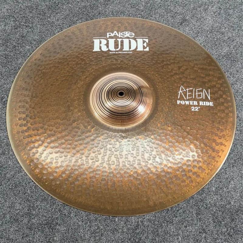 Used Paiste Reign Power Ride Cymbal 22" - Very Good image 1