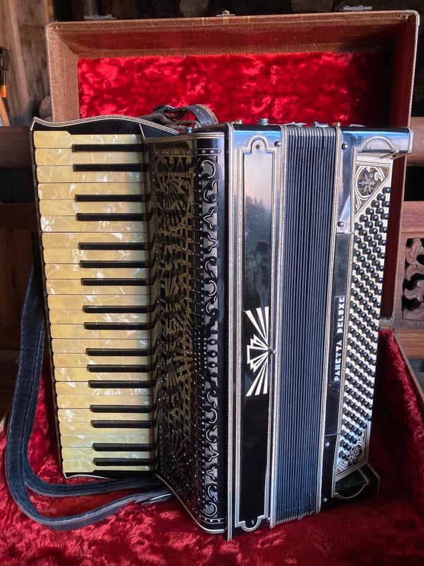 Settimio Soprani Panetta Deluxe 120 bass 39 keys piano | Reverb