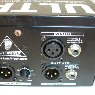 Behringer FBQ3102 ULTRAGRAPH PRO 31-Band Stereo Graphic Equalizer w/ FBQ Feedback Detection System image 10