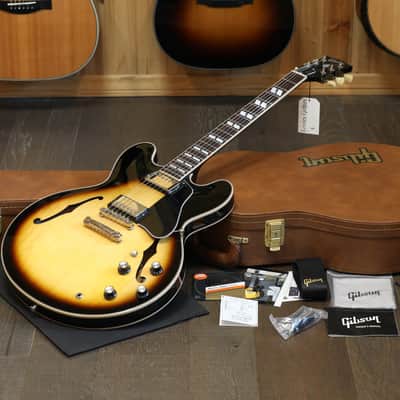 2023 Gibson ES-345 Semi-Hollow Electric Guitar Gloss Sunburst + OHSC image 1