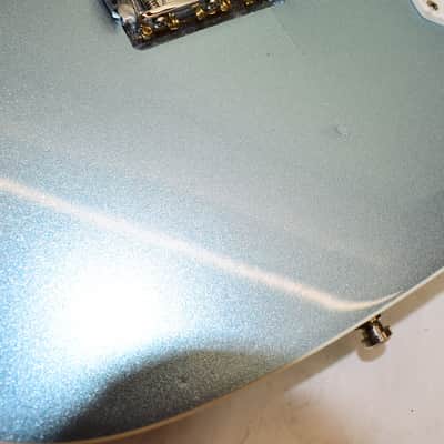 2017 Fender American Elite Telecaster Thinline Electric Guitar, Maple Fingerboard, Mystic Blue Ice w/ Case image 8
