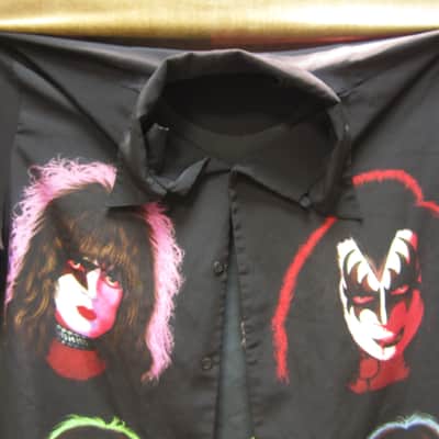 KISS/Hard Rock Cafe Solo Album Art Rare Bowling Shirt X Large EXC! Free Shipping w/ BIN!! image 2
