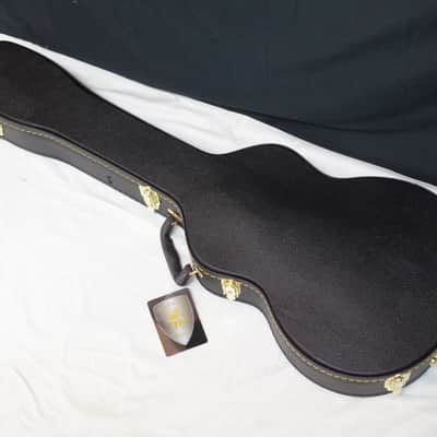 MICHAEL KELLY Patriot Vintage GUITAR Gloss Black + Gold Hardware w/ HARD CASE image 2