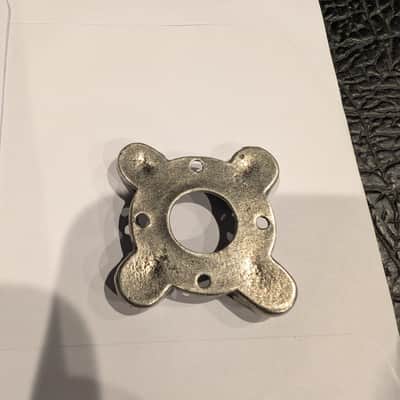 Skull Pewter Skull 3 Way Toggle Switch Cover Plate - Pewter image 4