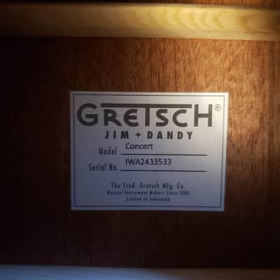 Gretsch Jim Dandy | Concert Frontier | All Mahogany Satin finish | Serial No. IWA2433533 image 24