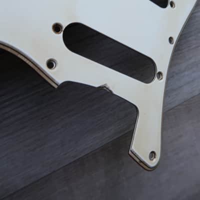 62 Fender Stratocaster Pickguard 11 hole Celluloid Vintage White / Cream USA vintage RI 60 61 image 14