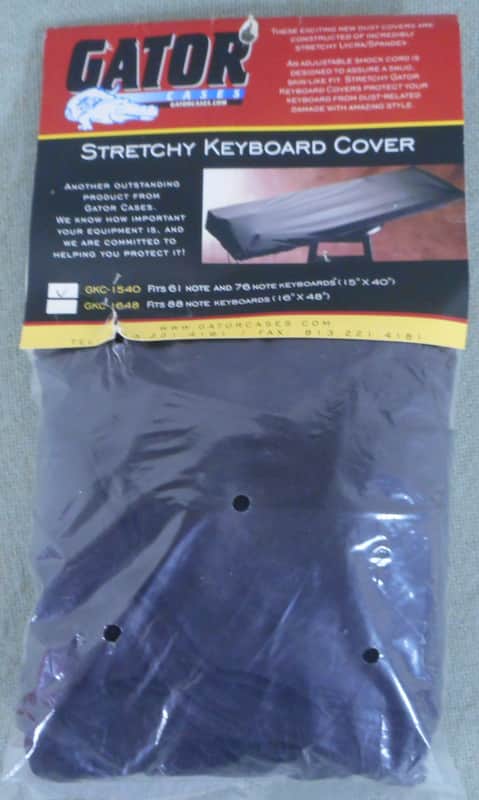 Gator GKC1540 Stretch Dust Cover for 61-76 Note Keyboards image 1