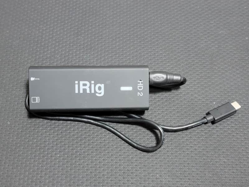 IK Multimedia iRig HD 2 Mobile USB Guitar Interface 2010s - Black image 1