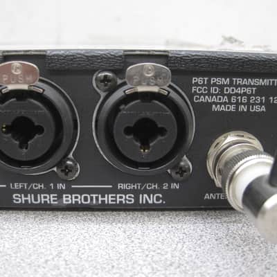 Shure PSM 600 Wireless IEM w/ P6R-HB Beltpack (629.975 & 634.775 MHz) & Adaptor image 8