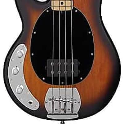 Sterling by Musicman StingRay Ray4 Left-Handed Electric Bass - Vintage Sunburst image 4