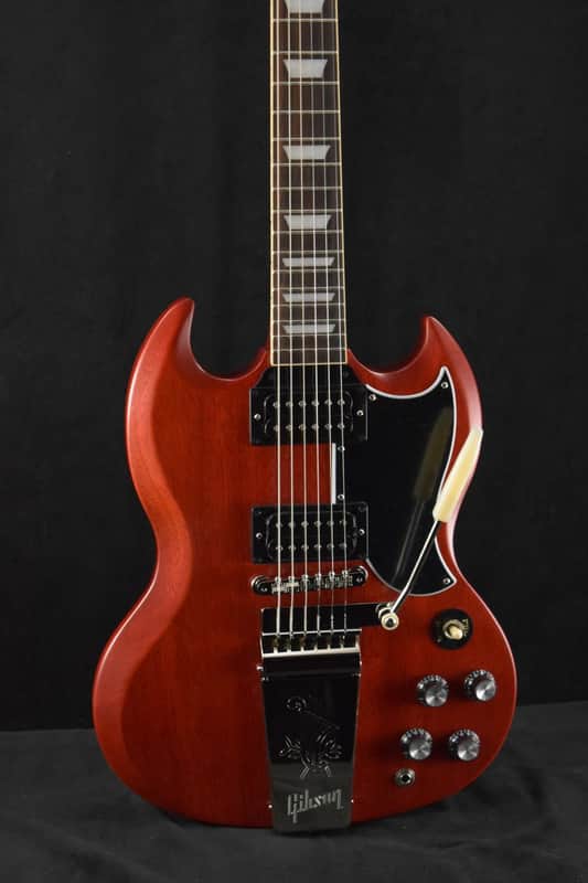 Gibson SG Standard '61 Faded Maestro Vibrola Vintage Cherry image 1
