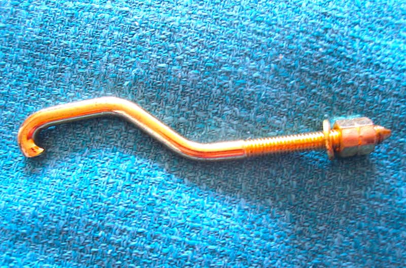 LP Matador Bongo Lug J-Hook Tension Rod, Gold image 1