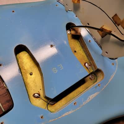 1966 Fender Musicmaster II Short Scale - Daphne Blue With Original Case image 24