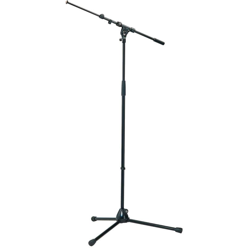 K&M 210/9 Microphone Stand with Telescopic Boom Arm image 1