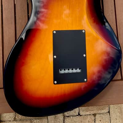 Aria Pro II Jet B'Tone 3 Tone Sunburst Baritone Electric Guitar *Demo Video Inside* image 5